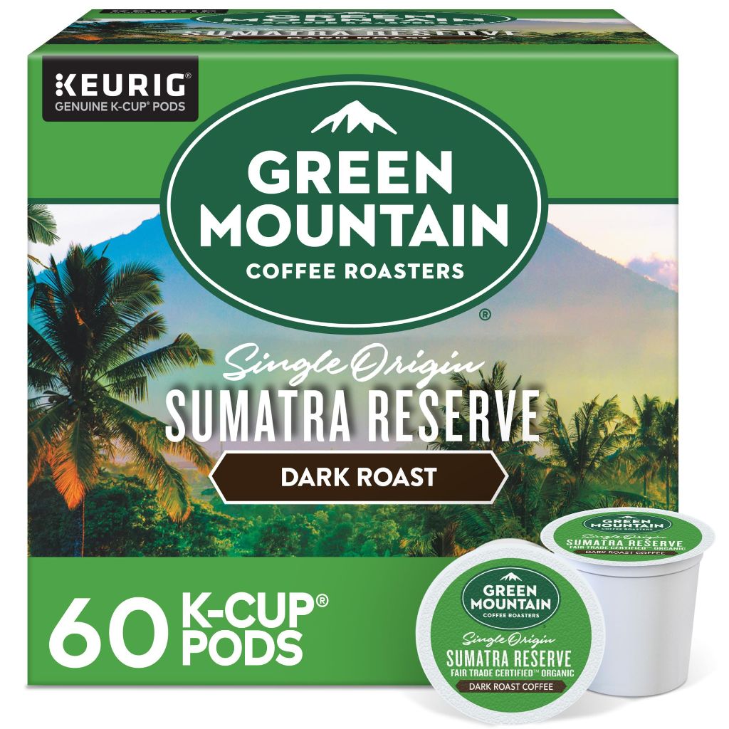 Green Mountain Sumatra Reserve Keurig K-Cup Coffee Pods, 60ct.