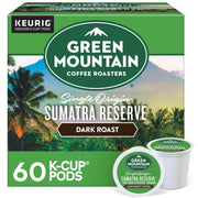 Green Mountain Sumatra Reserve Keurig K-Cup Coffee Pods, 60ct.