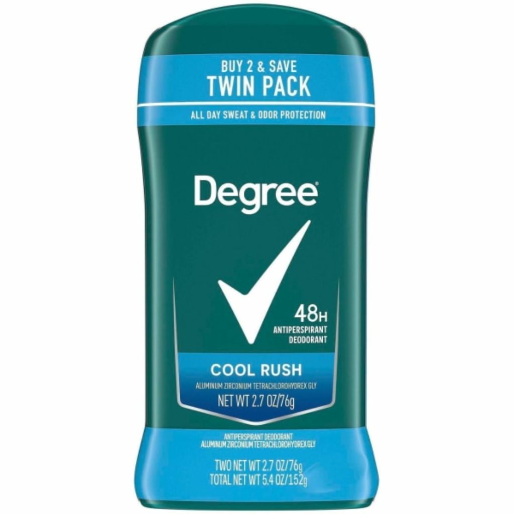 Degree Men Original Antiperspirant Deodorant - Cool Rush, 2.7oz (Twin Pack)