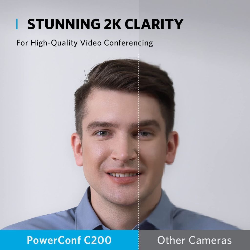 Anker PowerConf C200 2K Webcam - Black