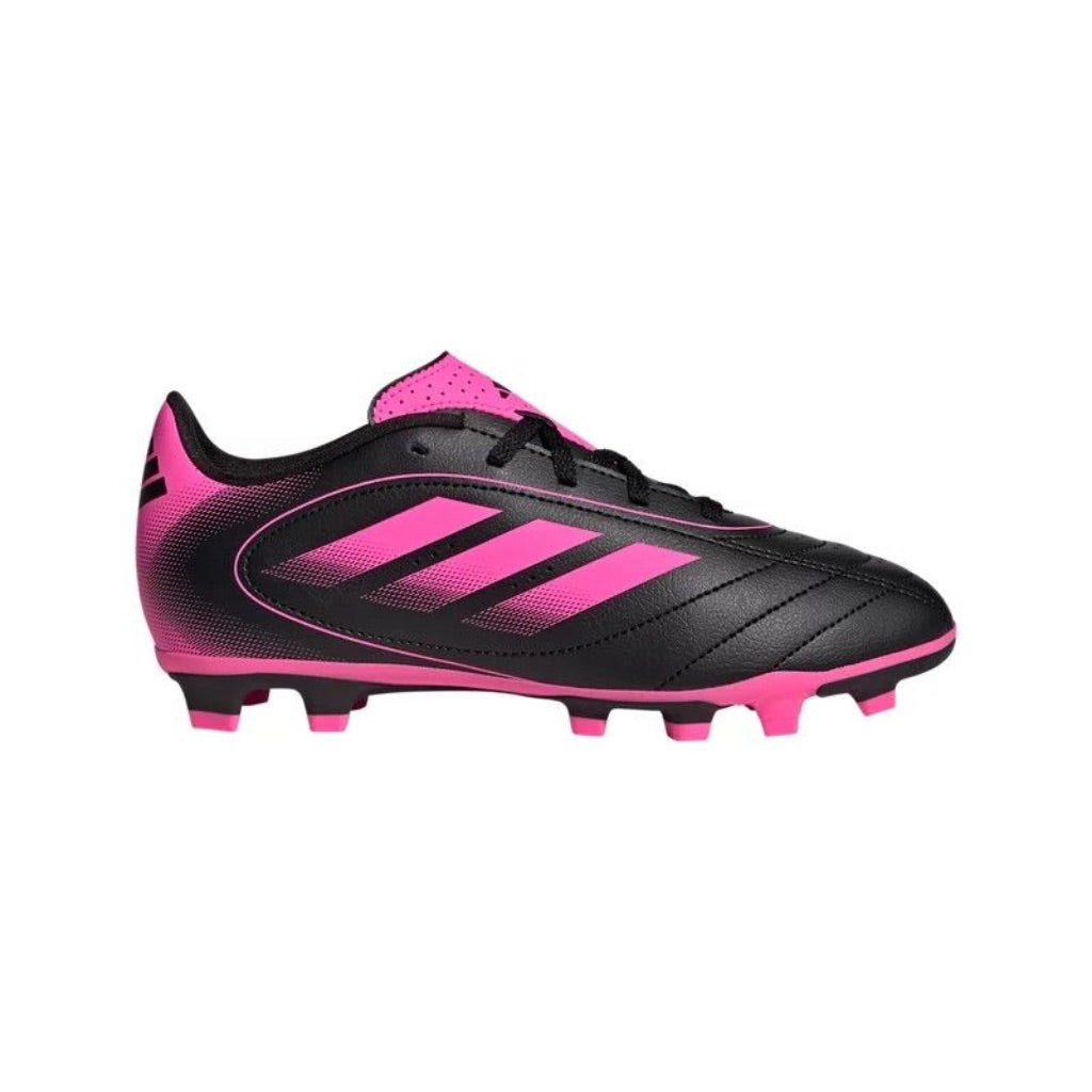 adidas Kid's Goletto IX Firm/Multi Ground Soccer Cleats, Core Black/Lucid Pink/Core Black - Size 8Y