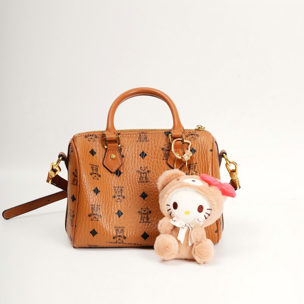 Off-Mess Cute Plush Bag Charm for Women Purses, Backpack - Mini Soft Stuffed Keychain, 4"+ 5" Lovely Decorative Accessories for gift