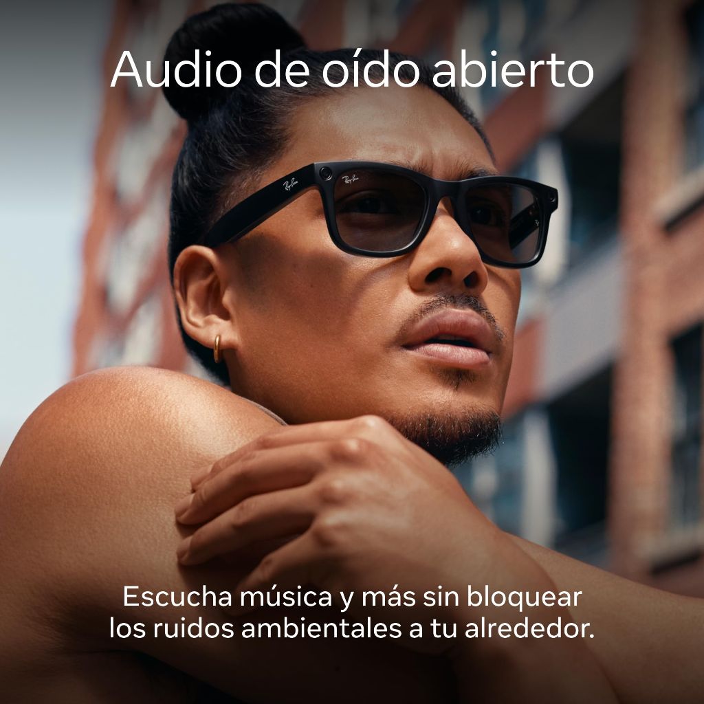 Ray-Ban Meta (Gen 1), Wayfarer, Large Matte Black | Smart AI Glasses
