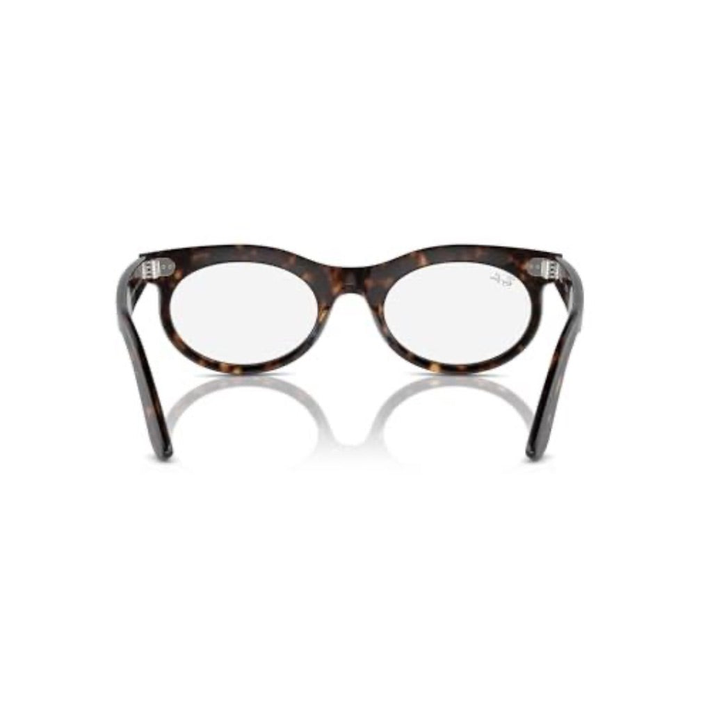 Ray-Ban Unisex Adult RB2242F Wayfarer Oval Asian Fit 902/GI Eyewear Frames - Havana, 53/22/150