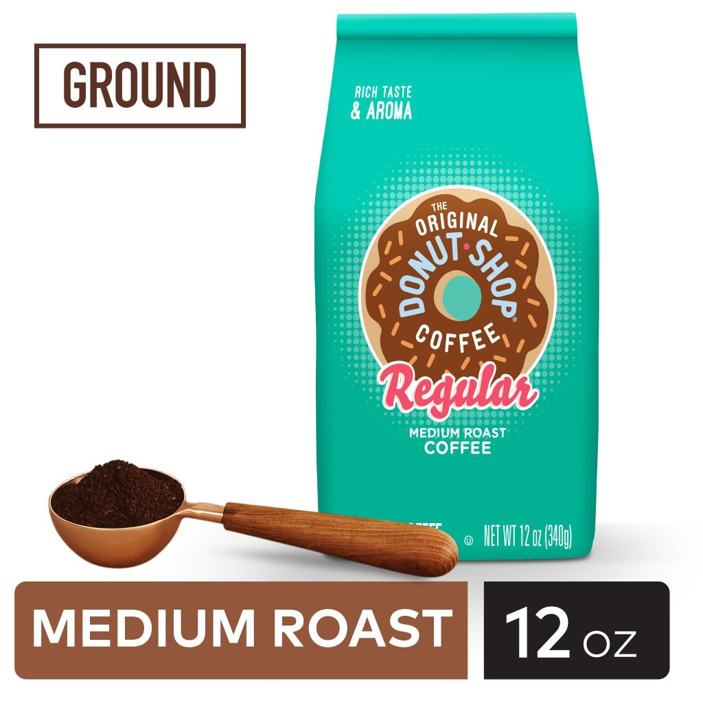 The Original Donut Shop Coffee, Regular, Medium Roast, Ground Coffee - 12oz