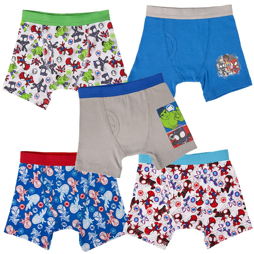 SZ 2/3/4T Toddler Superhero Friends Exclusive Underwear with Iron Man, Hulk & More