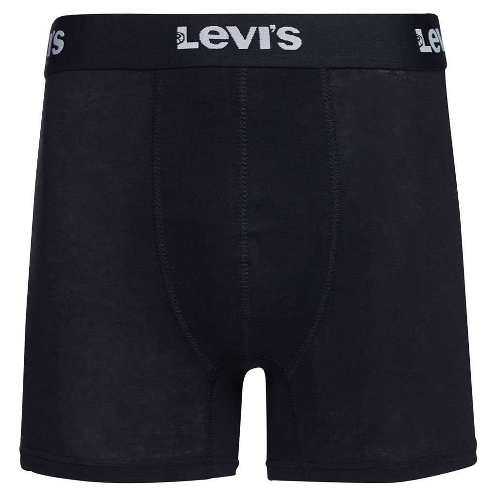 Levi's Men's Boxer Briefs Breathable Cotton Underwear, XL, Black/ Navy, Pack of 6