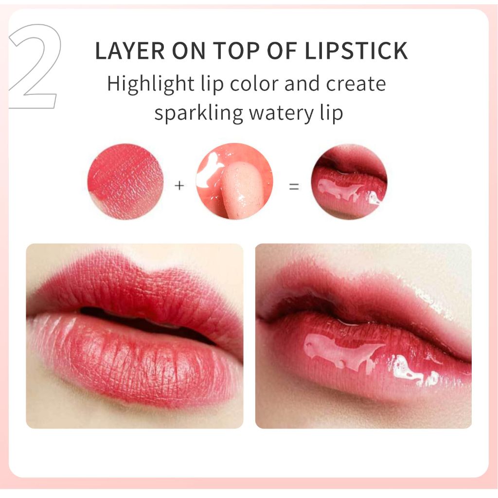 Gavacy Ultimate Luxe Lip Oil Set – 3 Hydrating Fruit-Flavored Oils  (SET A)