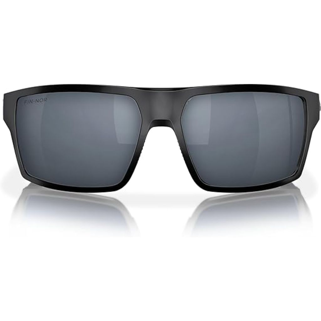 Fin-Nor North Drop Sunglasses - Matte Black Frame/Gray PC Lens