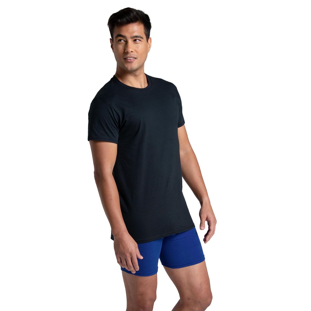 Fruit of the Loom Men's Eversoft Cotton Stay Tucked Crew T-Shirt, Regular-6 Pack Assorted Colors, X-Large