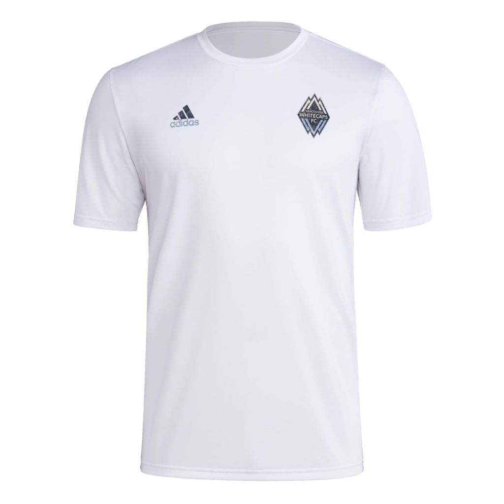 SZ S, Adidas Men's Vancouver Whitecaps Local Stoic Short Sleeve Pre-game T-shirt, White