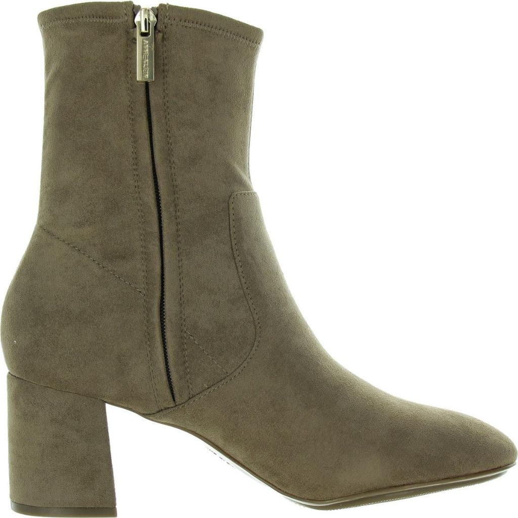 SZ 8M, Anne Klein Women's City Block Heel Ankle Boot, Truffle