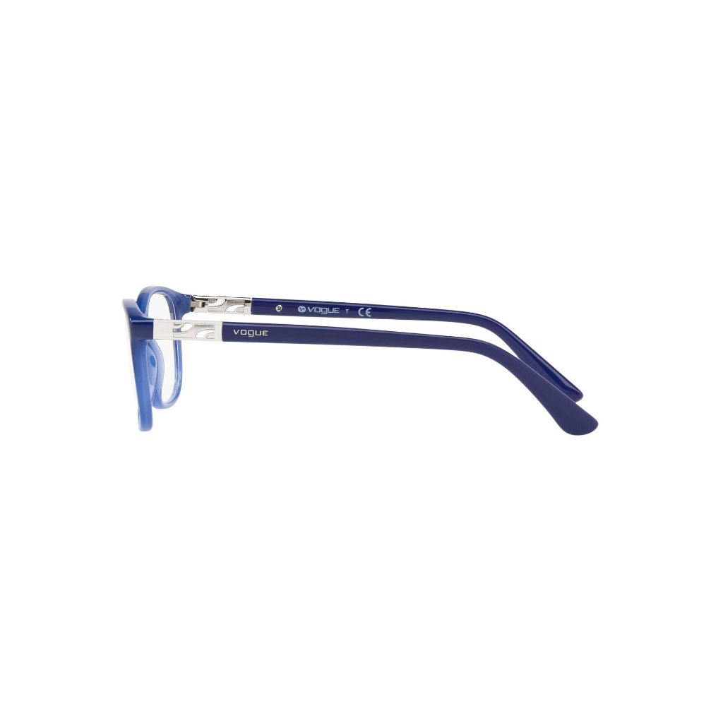 Vogue Eyewear Womens VO5163 Rectangular Prescription Eyewear Frames, Opal Blue Gradient Blue/Demo Lens, 51 mm