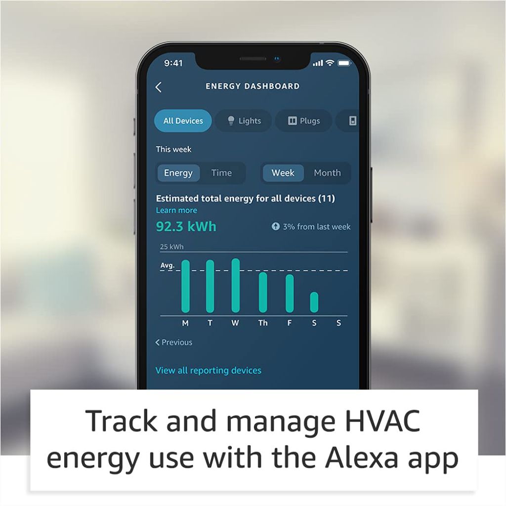 Amazon Smart Thermostat – Works with Alexa and Ring (C-Wire Required)