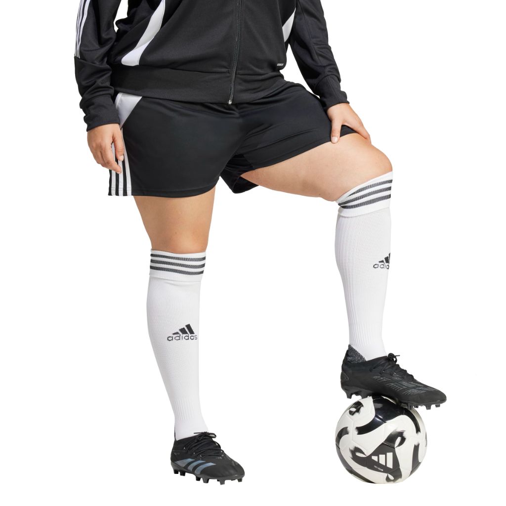 adidas Women's Tiro 24 Training Shorts - Black/White, 2X