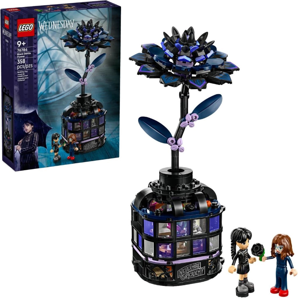 LEGO Wednesday: Black Dahlia Flower - 358 Pieces (76784)