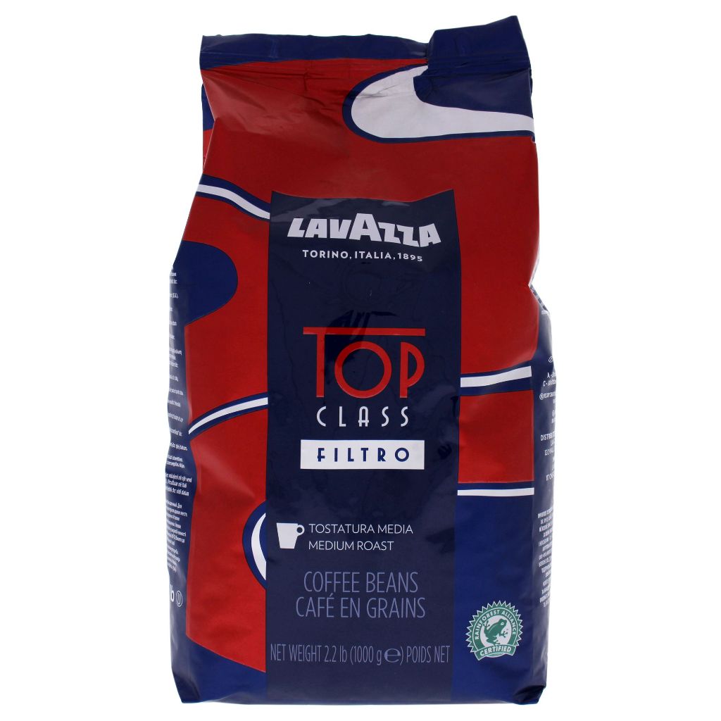 Lavazza Top Class Filtro Whole Bean Coffee  100% Arabica  2.2 Lb Bag (Pack of 1)