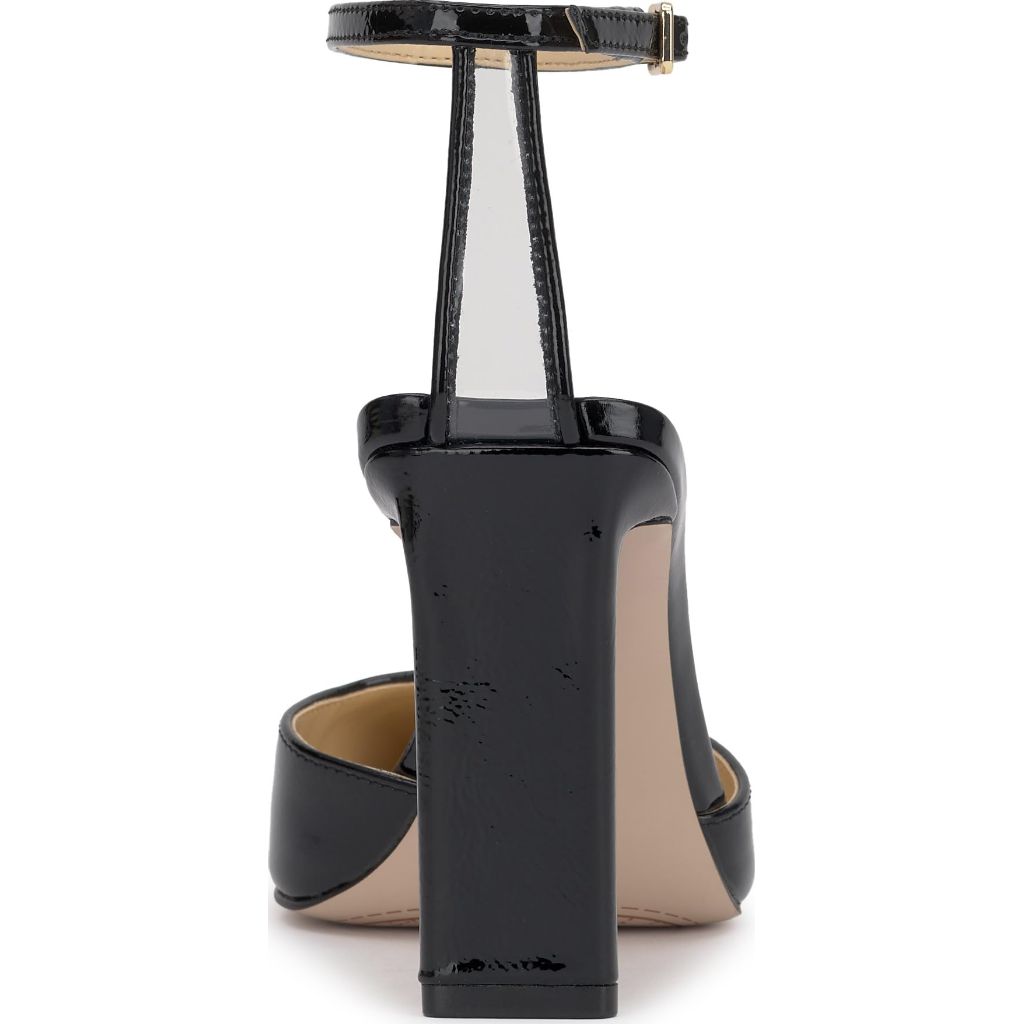 Jessica Simpson Soltiea Ankle Strap Pump, Black, 6