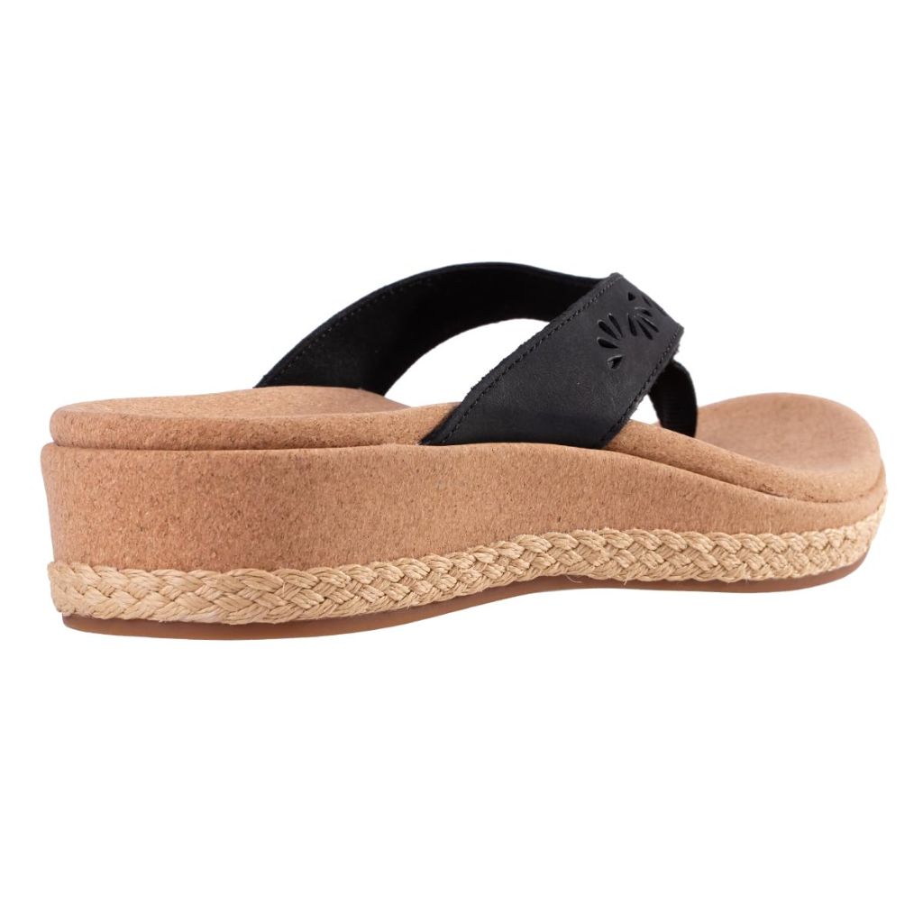 REVITALIGN Women's Kate Wedge, Black, 8