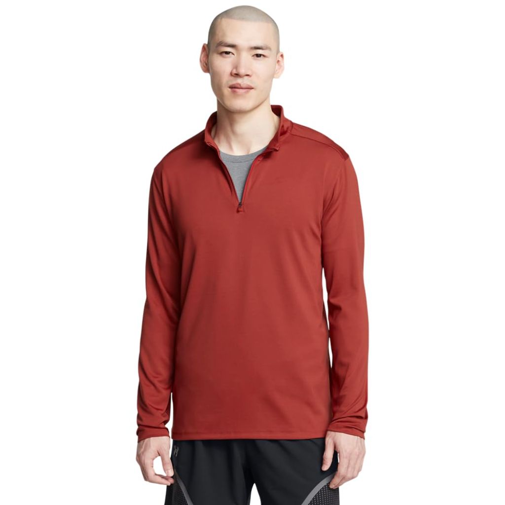 Under Armour Men's Motion 1/4 Zip, Earthen Orange, Small