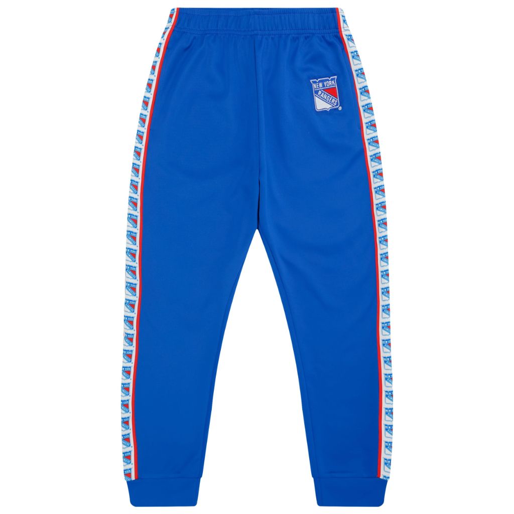 FOCO Men's Standard NHL Team Color Stripe Logo Track Suit Pants
