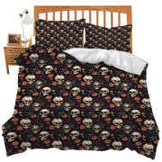 Skull Bedding Set Twin Size Skeleton Comforter