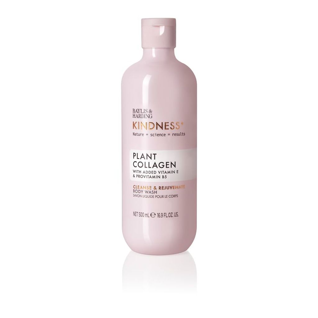 Baylis & Harding Kindness Plant Collagen Body Wash,16.9 Oz Pink multi