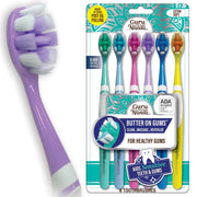 GuruNanda Butter On Gums Toothbrush, ADA Accepted, With 8000+ Ultra Soft Softex Bristles  (6 pack)