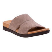 REVITALIGN Women's Lucy Stud Slide Sandal, Fossil, 11 Wide