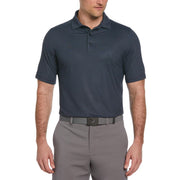 Callaway Men's Chevron Foulard Print Stretch Golf Polo - Caviar, 4XL Tall