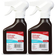 Leader Hydrogen Peroxide 3% Topical Solution USP Spray Bottle - 8 fl. oz. (2 Pack)