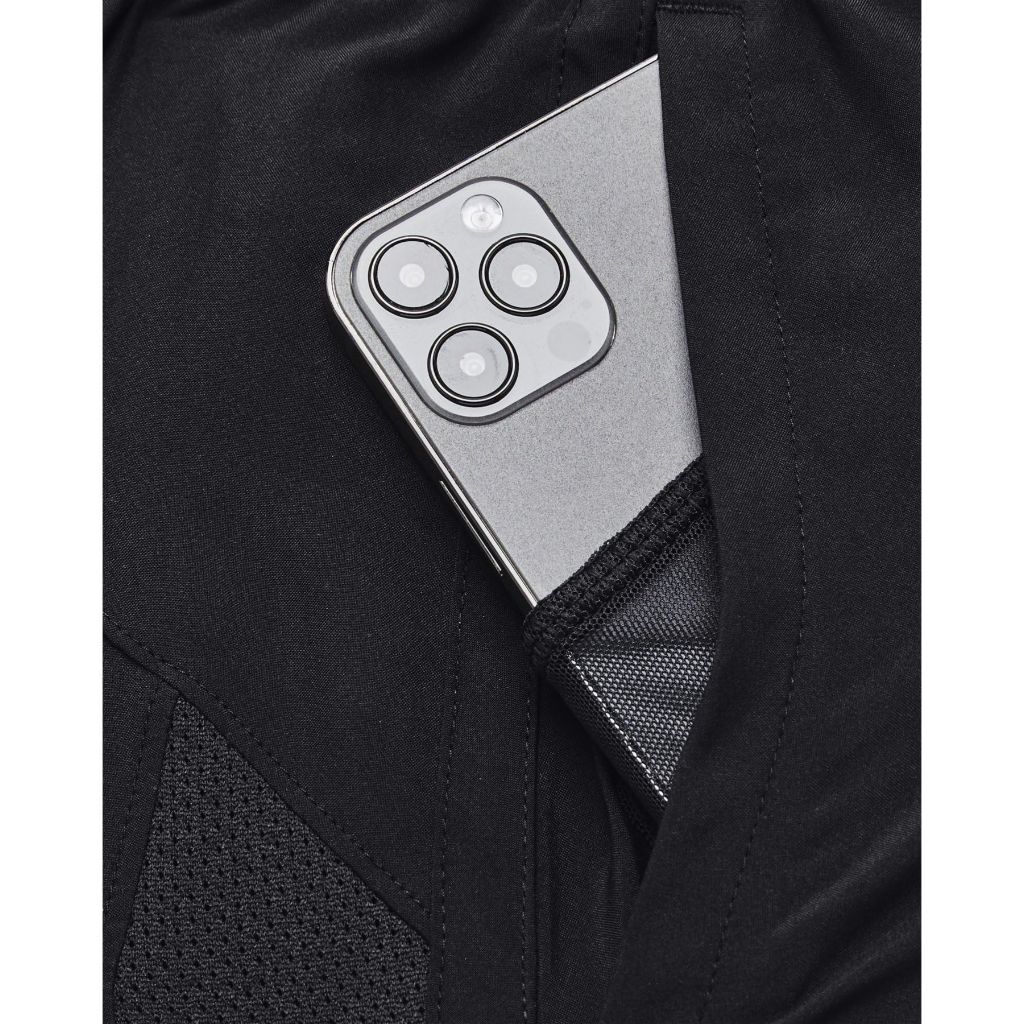 Under Armour Men's Launch Run 7 Inch Unlined Shorts, (001) Black/Black/Reflective, 3X-Large