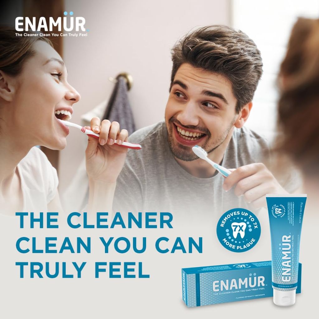 ENAMUR Premium Advanced Oral Care Plaque & Stain Removal Toothpaste - 5.2 oz