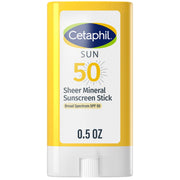 Cetaphil Sheer Mineral Sunscreen Stick for Face & Body, 0.5oz