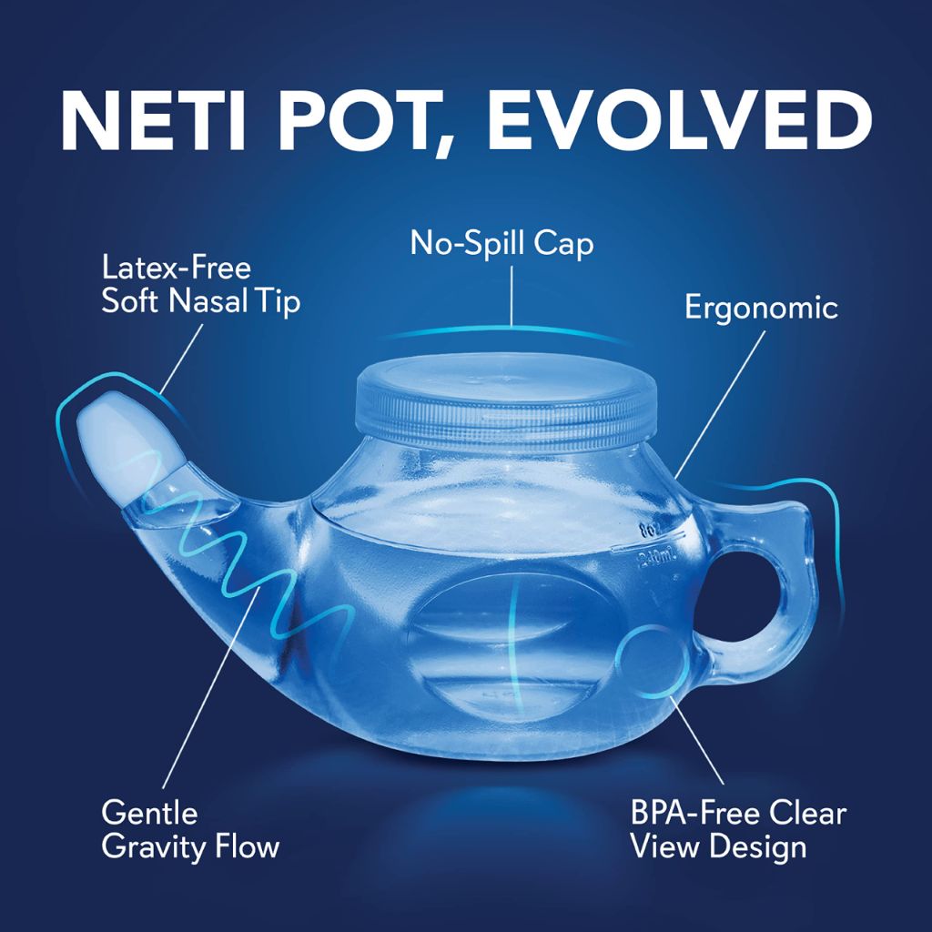 SinuCleanse Soft Tip Neti Pot Nasal Wash System | 0.1 oz (3g) each