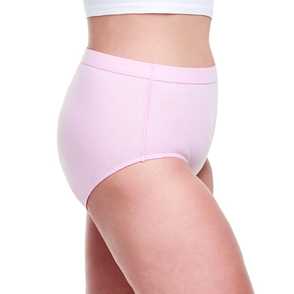 SZ 7, Hanes Womens Underwear Pack, Pure Comfort Organic Cotton Panties For Full Coverage Briefs, Solid/Print Mix
