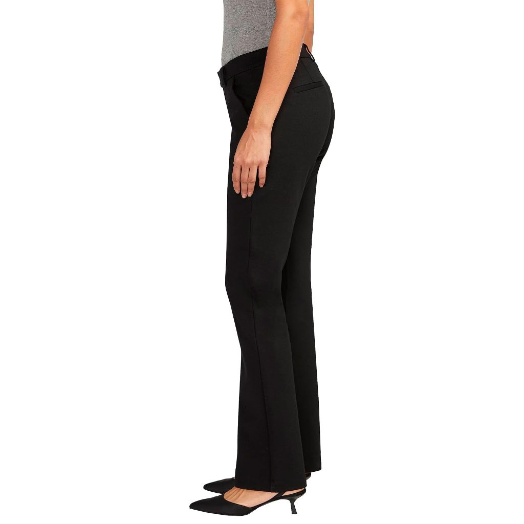 SZ 4, JAG Jeans Women's Alayne Mid Rise Baby Bootcut Jeans | Black
