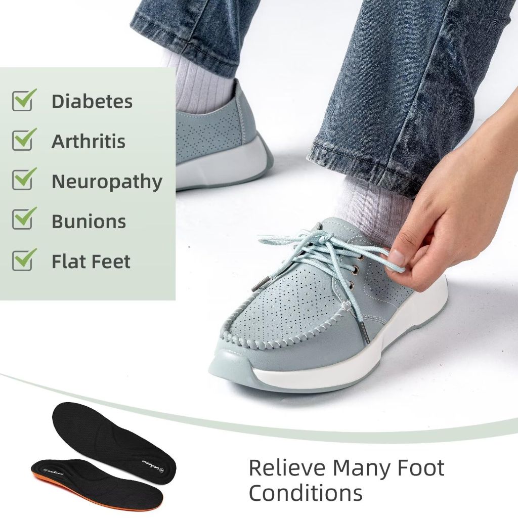 Women's Orthopedic Leather Dress Walking Shoes: Soft Plantar Fasciitis Oxfords for Flat Feet, Lightweight Elderly Fashion Sneakers for Shopping, Walking Dogs Mint Size 8