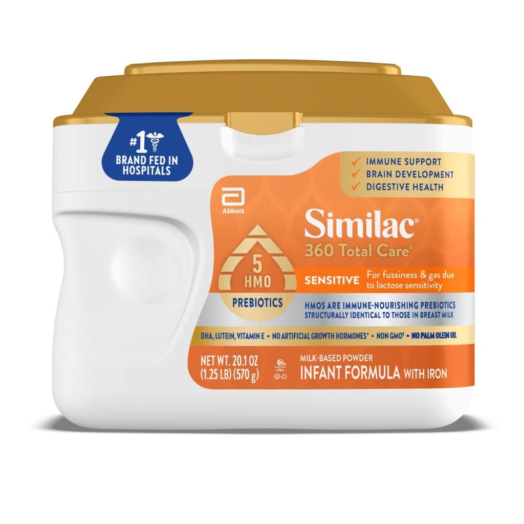 Similac 360 Total Care Sensitive Infant Formula - 20.1oz Tub