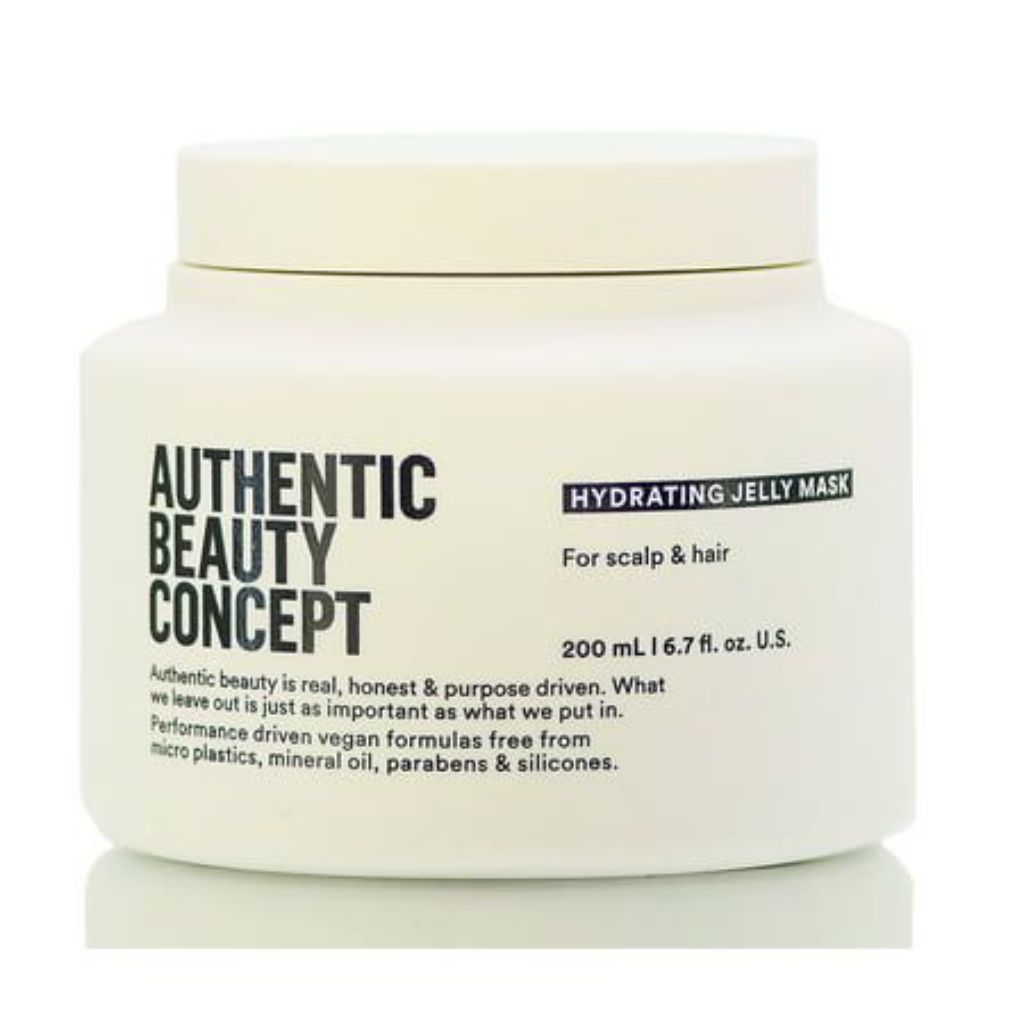 Authentic Beauty Concept Hydrating Jelly Mask | for Scalp & Hair | Moisturizes & Protects Hair | Vegan & Cruelty-free | Silicone-free | 6.7 Fl. Oz