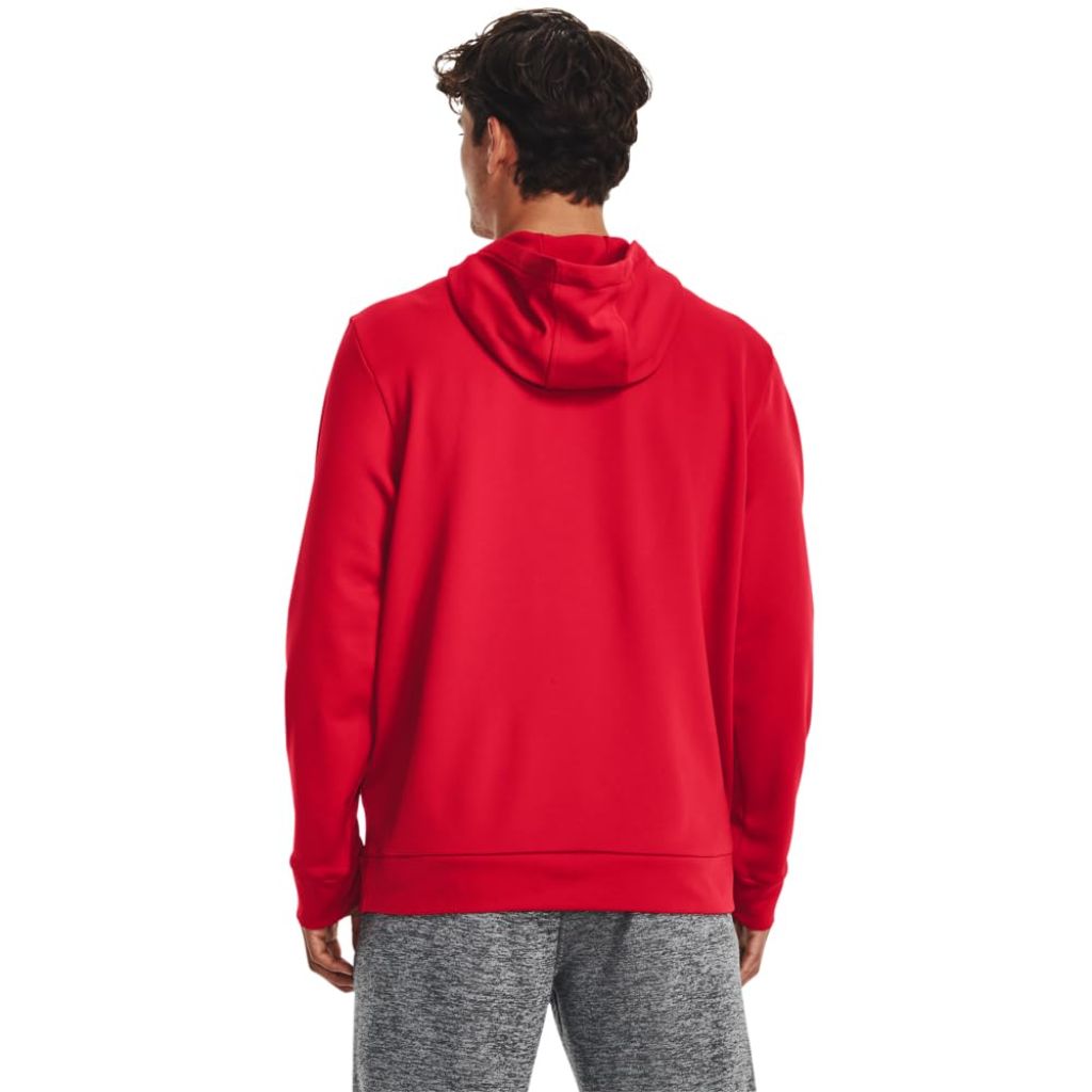Under Armour mens Armour Fleece Big Logo Hoodie, (601) Red / / Black, Small