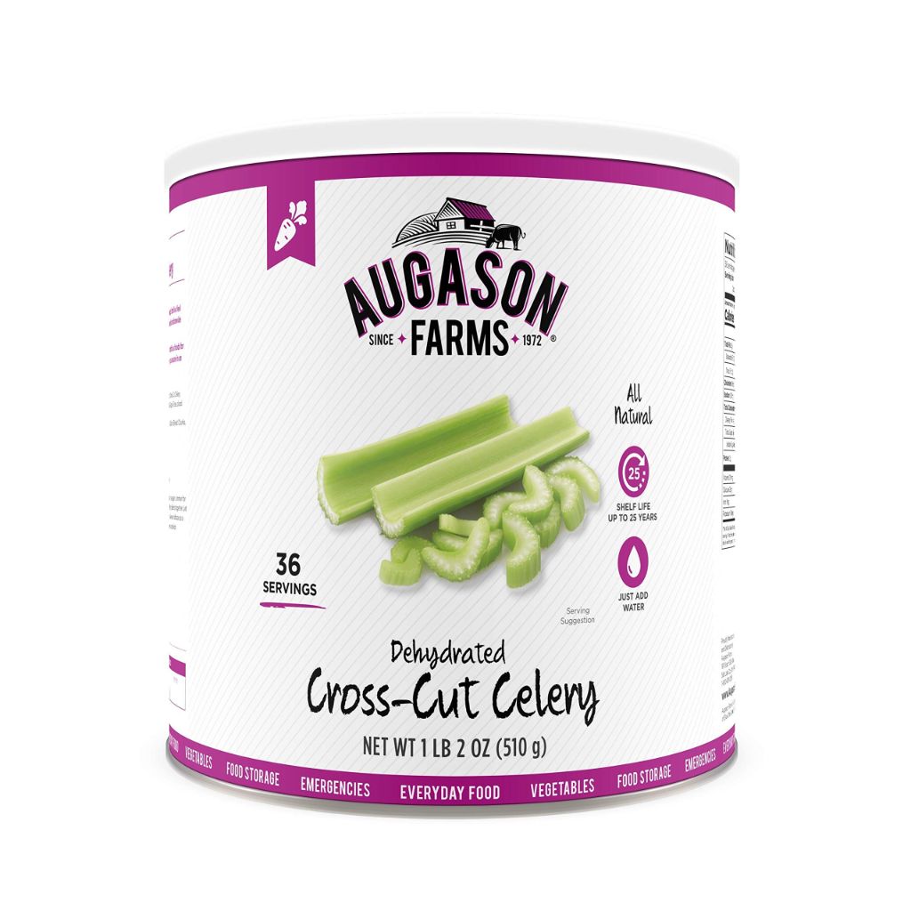 Dehydrated Diced Celery Emergency Food Supply, 73 Servings