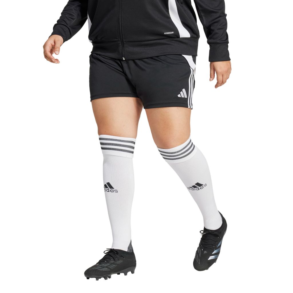 adidas Women's Tiro 24 Training Shorts - Black/White, 2X