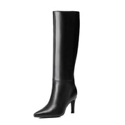 Reitoye Knee High Boots Women, Black - Size 7