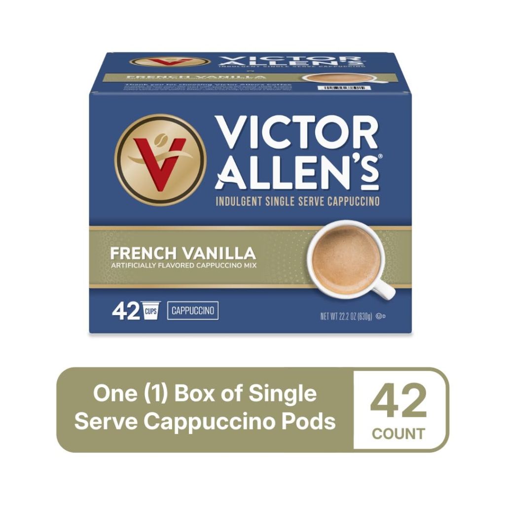 Victor Allen's Coffee French Vanilla Flavored Cappuccino Mix, 42ct