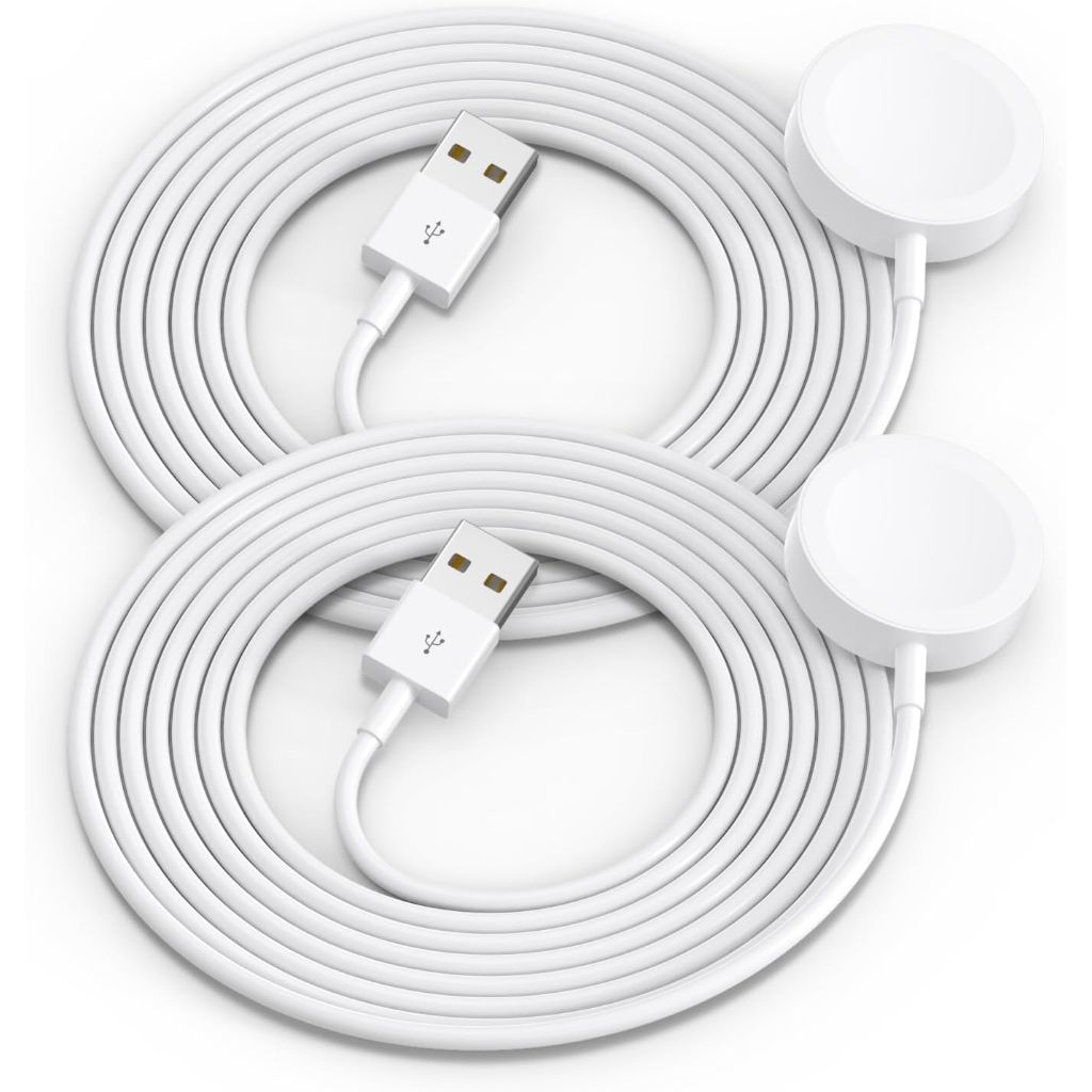 Amasuki 2Pack Upgraded for Apple Watch Charger USB Magnetic Wireless