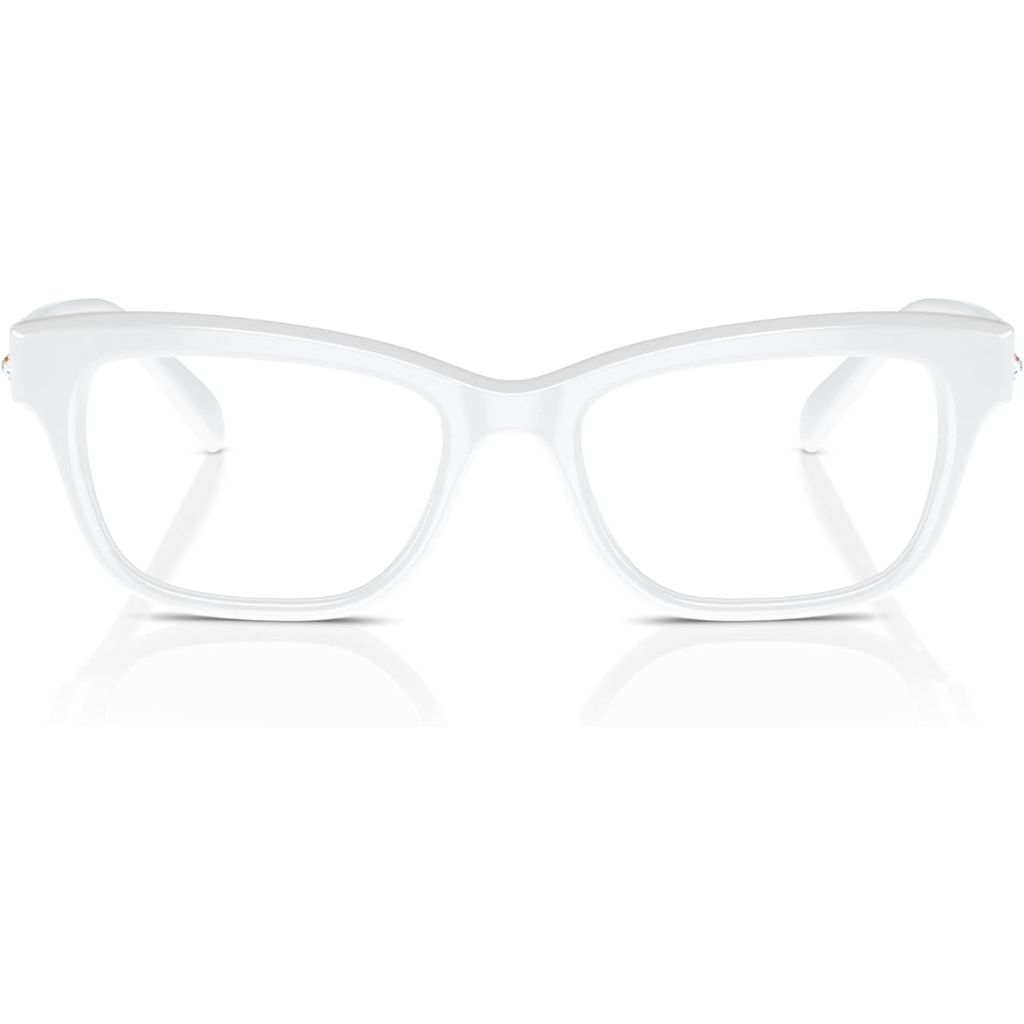 Swarovski Women's SK2022 Eyewear Frames - Opal White, 53mm