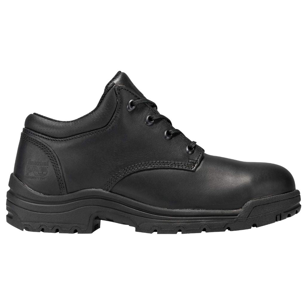 SZ 10EE WD Timberland PRO Titan® Oxford Alloy Safety Toe Low Black Smooth Full-Grain Leather