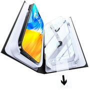 Popoluku Military-Grade Tempered Glass for iPhone 17 Pro Max Screen Protector [Easy Installation No Bubble]  2 Pack