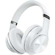 DOQAUS Life 3 Over Ear Wireless Bluetooth Headphones, 90H Playtime, 3 EQ Modes, HiFi Audio, ENC Mic - White